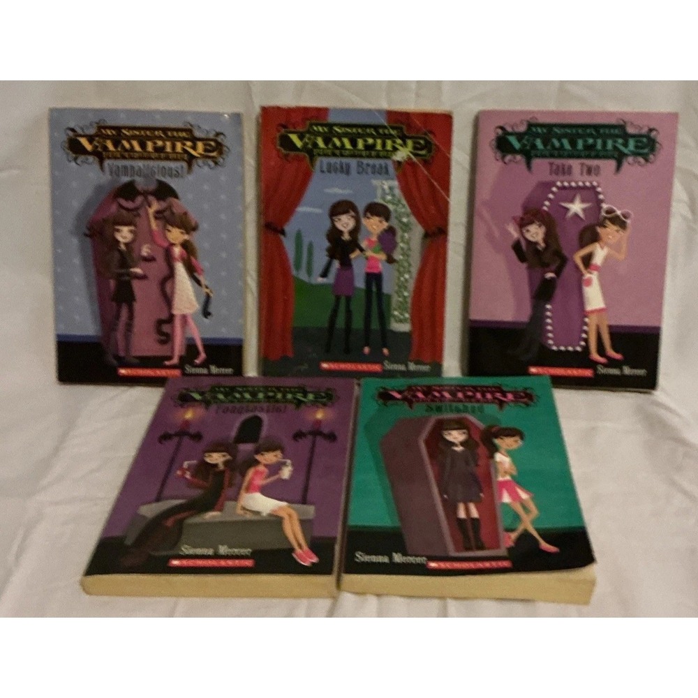 My Sister the Vampire Books Lot of 5 Series Sienna Mercer‎